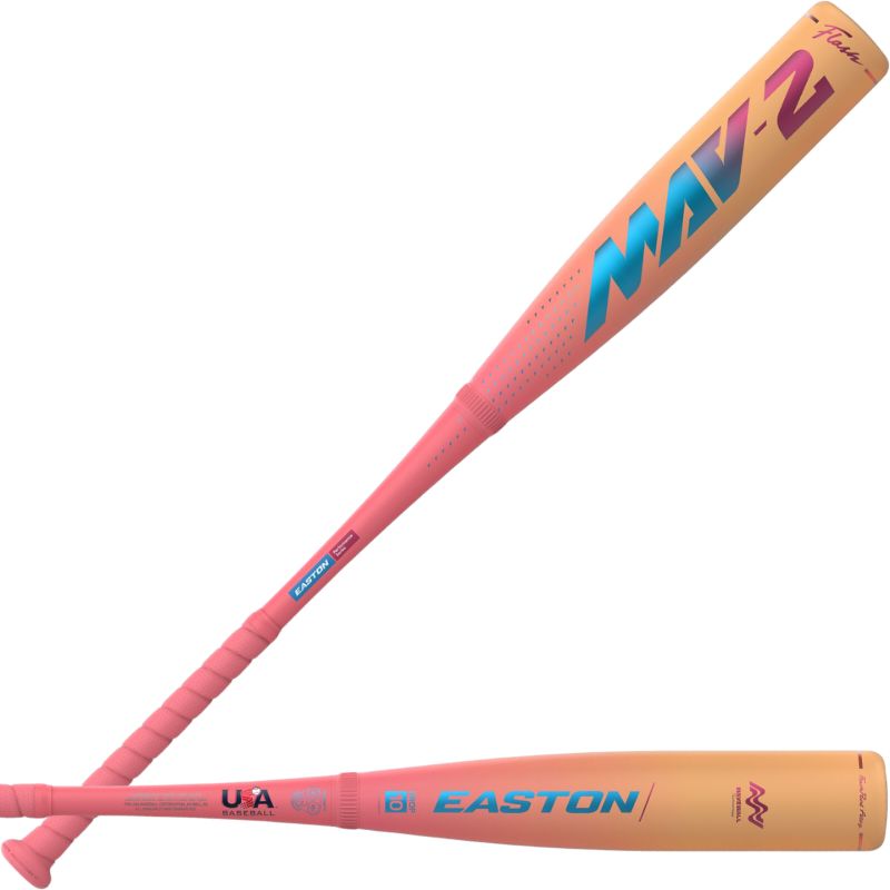 Easton Baseball Bats Easton Easton MAV2 Flash -10 USA Baseball Bat - Youth (2026) Youth 28-31" 18-21oz Pink/Orange EUS6M2F10