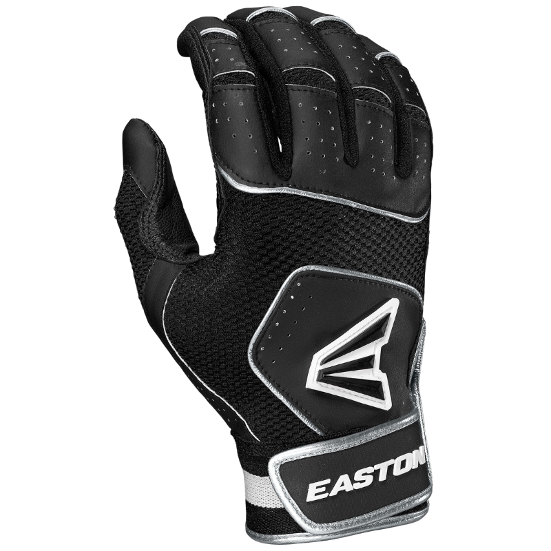 Easton Baseball Batting Gloves Easton Walk Off NX Adult Black back
