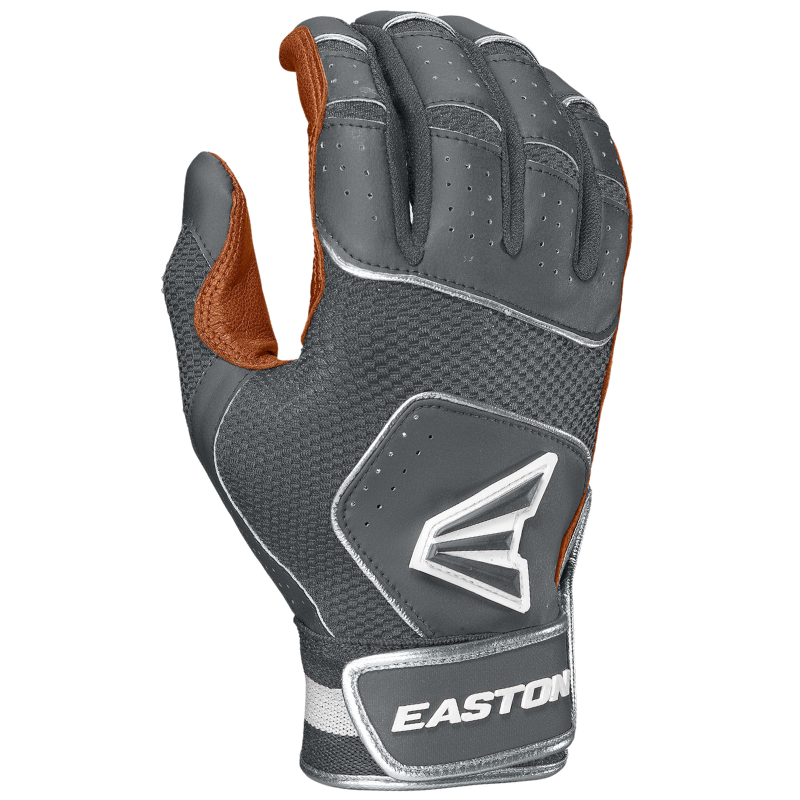 Easton Baseball Batting Gloves Easton Walk Off NX Adult Gray back