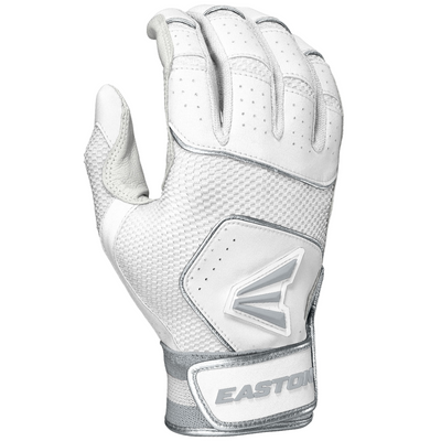 Easton Baseball Batting Gloves Easton Walk Off NX Adult White back