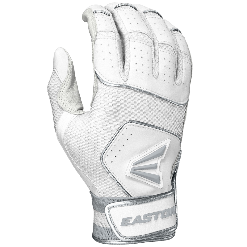 Easton Baseball Batting Gloves Easton Walk Off NX Adult White back