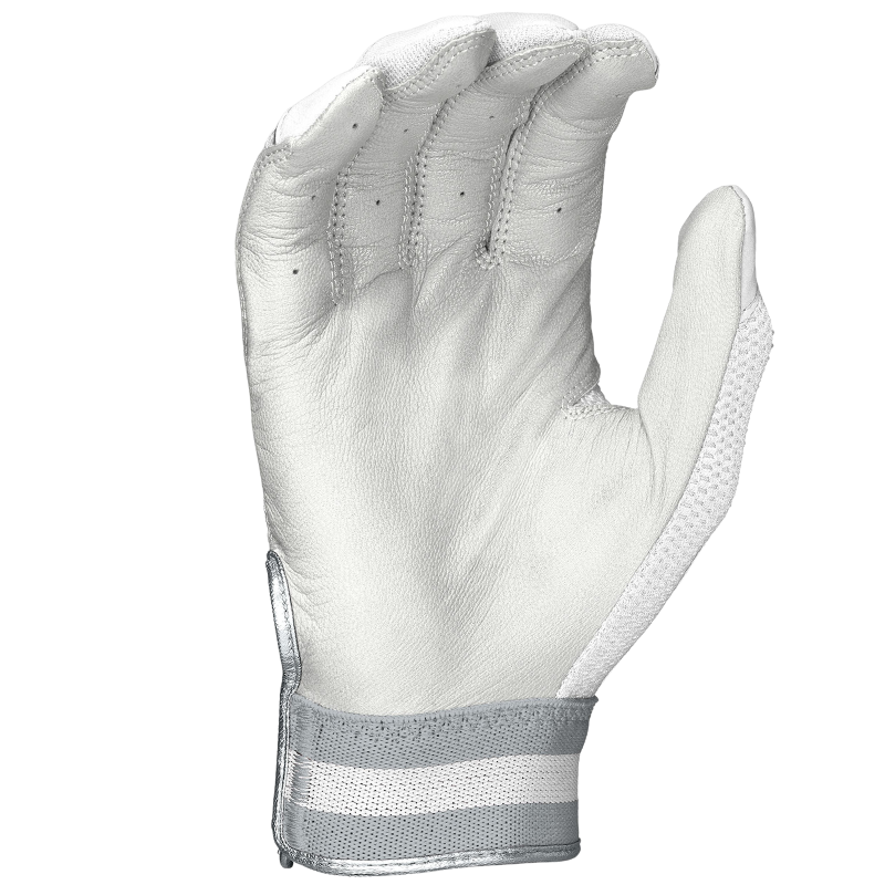 Easton Baseball Batting Gloves Easton Walk Off NX Adult White front (palm)