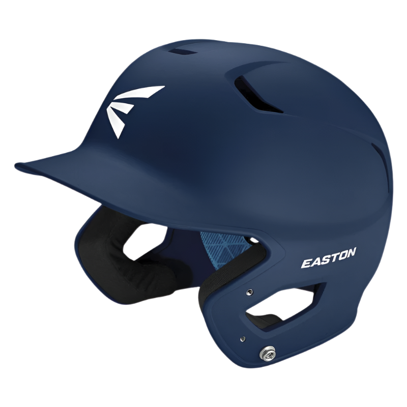 Easton Baseball Batting Helmet Easton Z5 2.0 Matte Senior navy blue side front facing left