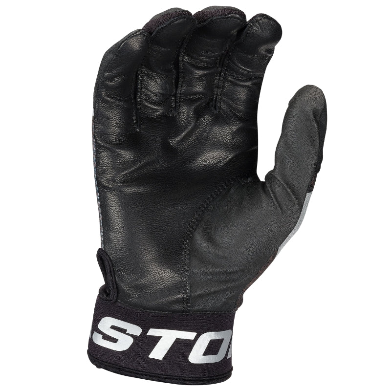 Easton Baseball Gloves Easton MAV GT Locked In Baseball Batting Gloves Adult Black MAVGTBG
