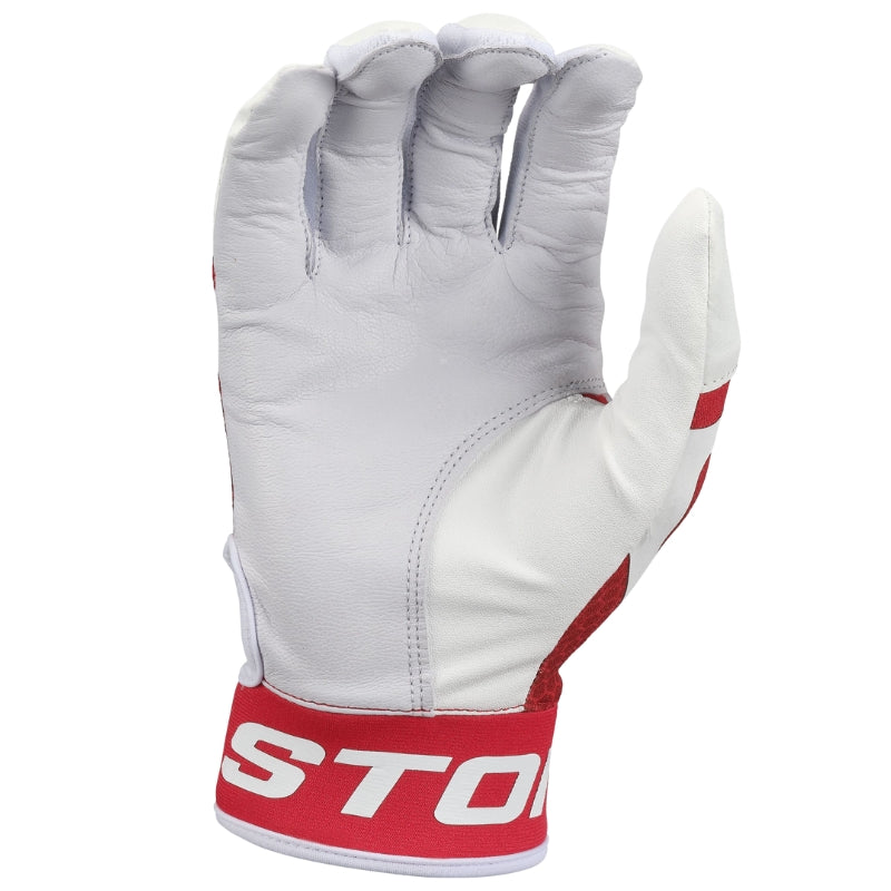Easton Baseball Gloves Easton MAV GT Locked In Baseball Batting Gloves Adult Red White MAVGTBG