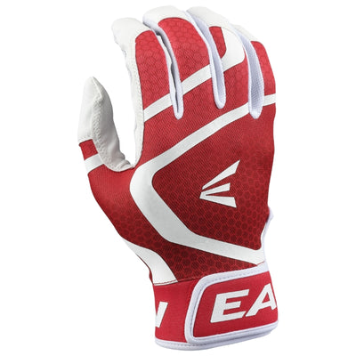 Easton Baseball Gloves Easton MAV GT Locked In Baseball Batting Gloves Adult Red White