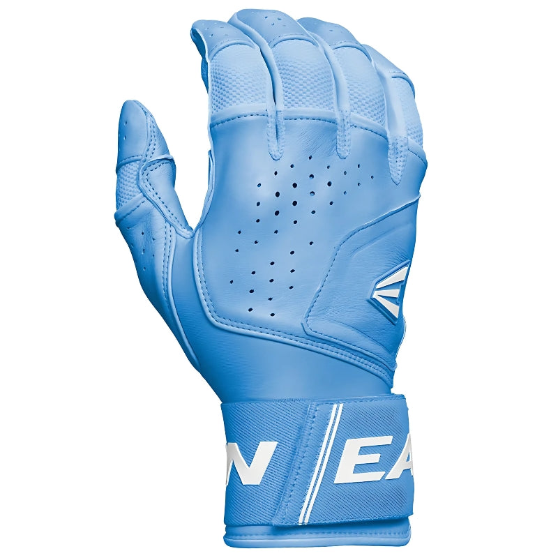 Easton Baseball Gloves Easton Mav Pro Locked In Baseball Batting Gloves Adult MAVPROLIBG Carolina Blue White