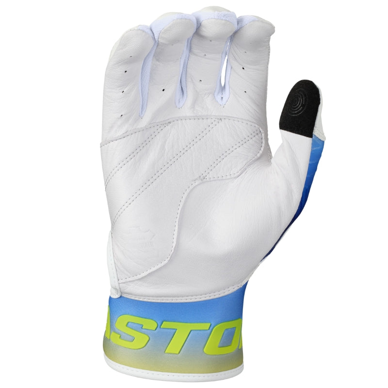 Easton Baseball Gloves Easton Walk-Off Ethos Batting Gloves Adult Blue Yellow White WO25BG