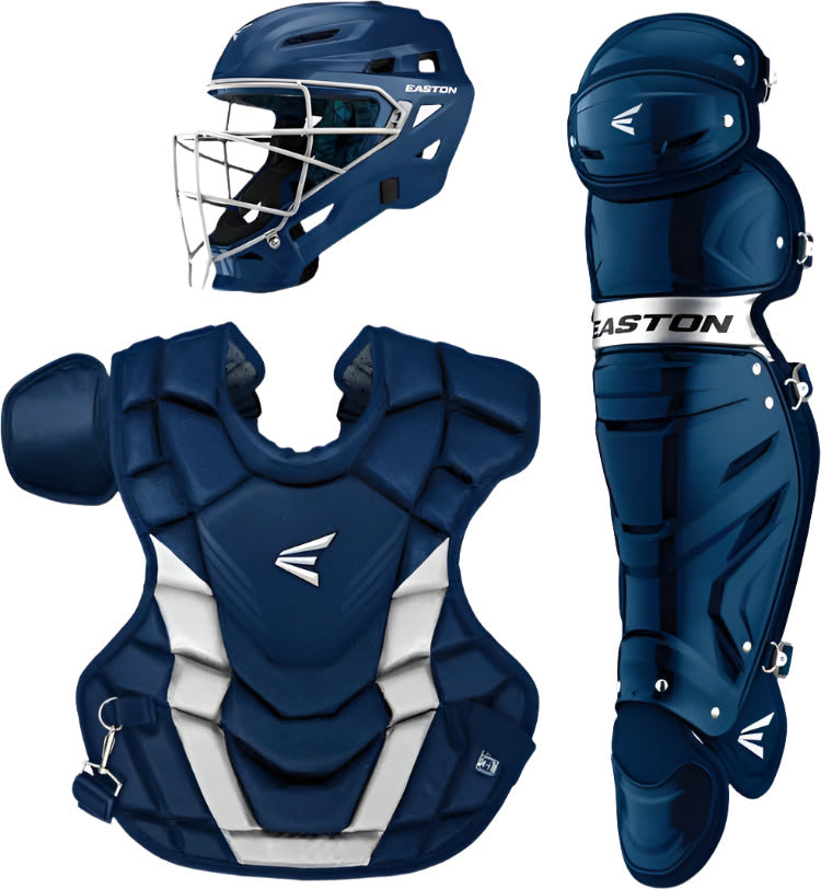 Easton Baseball Protective Gear Easton Gametime Box Catcher Set E0068472 Navy