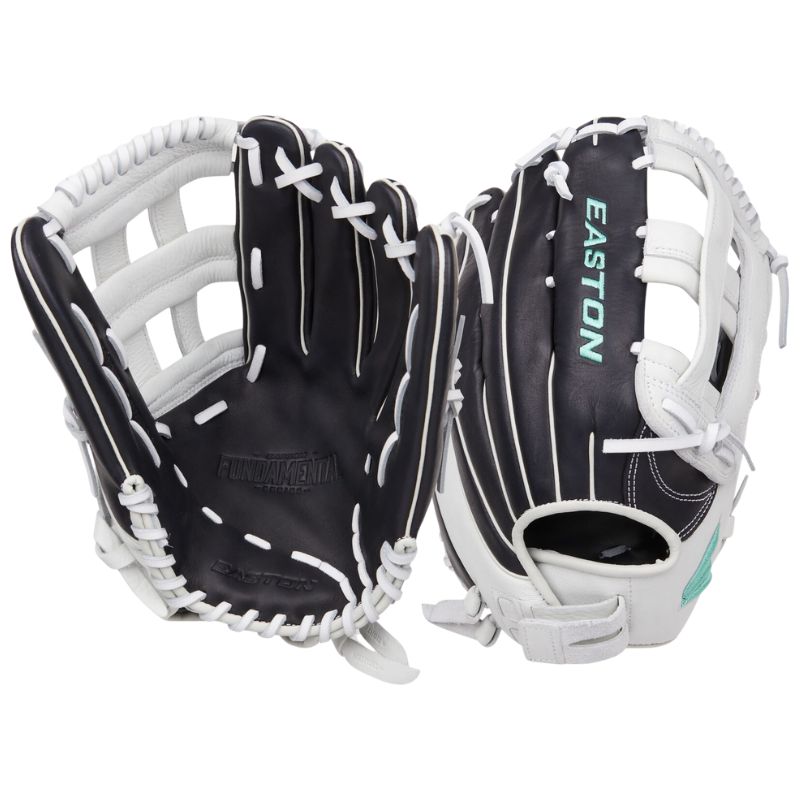 Easton Baseball and Softball Fielding Gloves Easton Fudamental 13" Fastpitch Softball (2026) Girls' FMFP13B Black/Gray RHT LHT