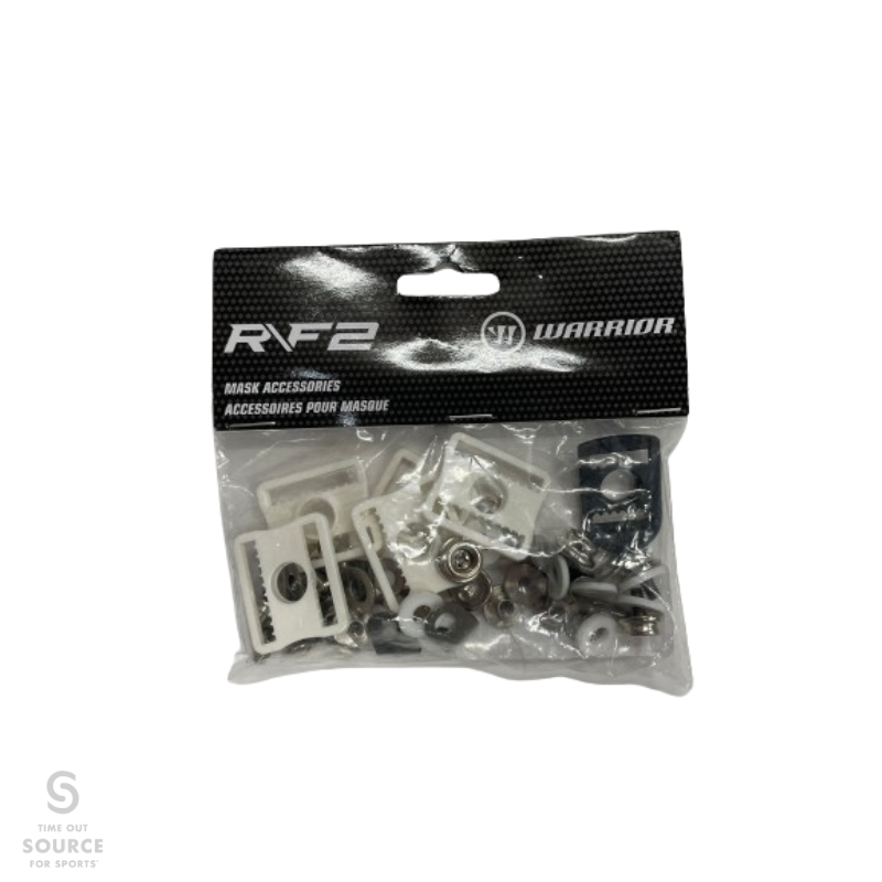 Warrior Ritual F2 Goalie Mask Hardware Kit Time Out Source For Sports