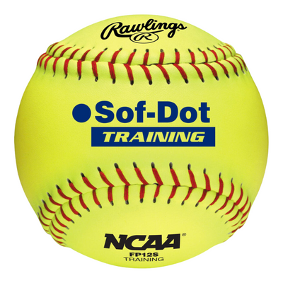 Rawlings 12" Fastpitch Indoor Sof Dot Training Ball