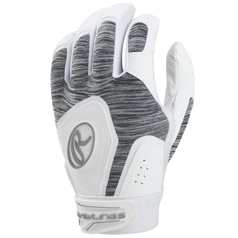Rawlings Storm Womens Softball Batting Glove Adult white back