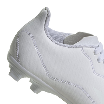 Adidas X Speedportal.4 Flexible Ground Soccer Cleats Junior Cloud White/Cloud White/Core Black close-up of back half