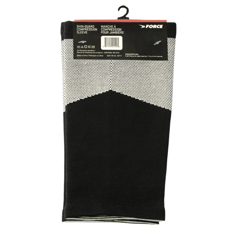 Force Hockey Protective Gear Force Shin Guard Compression Sleeve Large XL