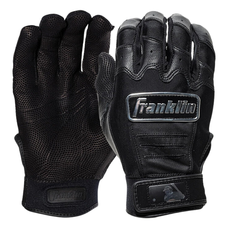 Franklin Baseball Batting Gloves Franklin CFX Pro Chrome Baseball Batting Gloves Adult Black