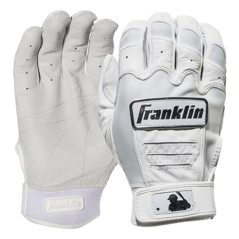 Franklin Baseball Batting Gloves Franklin CFX Pro Chrome Baseball Batting Gloves Adult White
