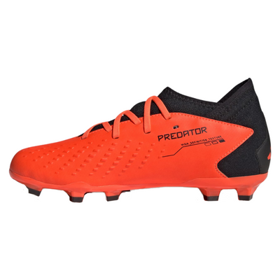 Adidas Predator Accuracy.3 Firm Ground Soccer Cleats Junior Team Solar Orange/Core Black/Core Black side pointing left