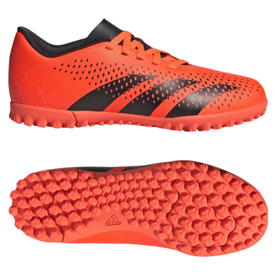Adidas Predator Accuracy.4 Soccer Turf Boots Orange/Black/Black Junior side pointing right and bottom pointing right