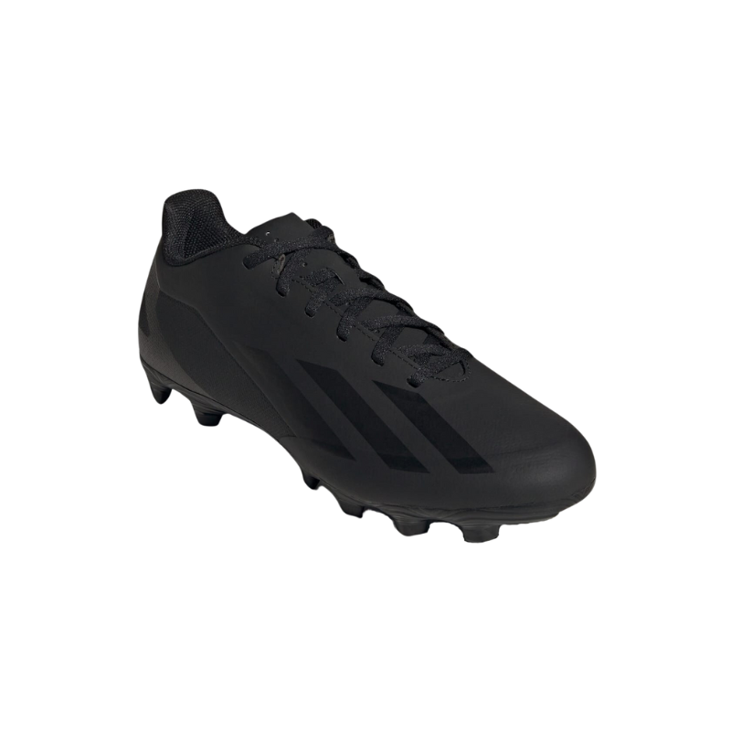 Adidas X Crazyfast.4 FxG Soccer Cleats- Black- Senior