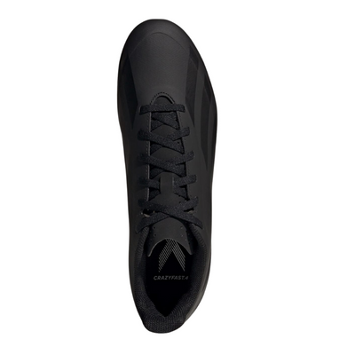 Adidas X Crazyfast.4 FxG Soccer Cleats- Black- Senior