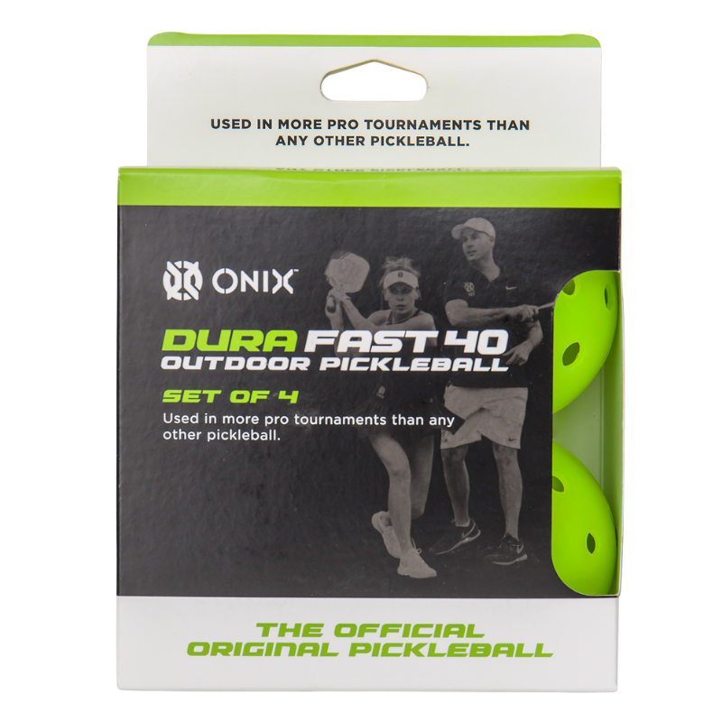 Onix Dura Fast-40 Pickleballs - 4 Pack