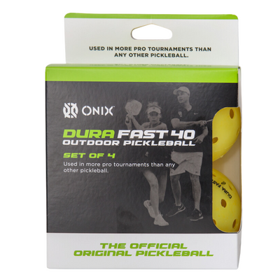 Onix Dura Fast-40 Pickleballs - 4 Pack