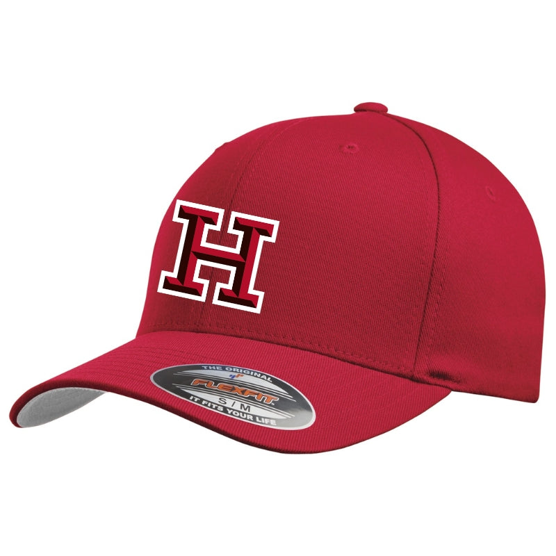 HLL Baseball Team Apparel HLL Flexfit Embroidered Cap Red