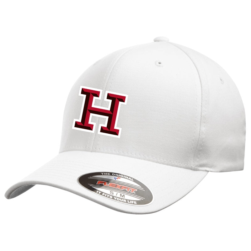 HLL Baseball Team Apparel HLL Flexfit Embroidered Cap White