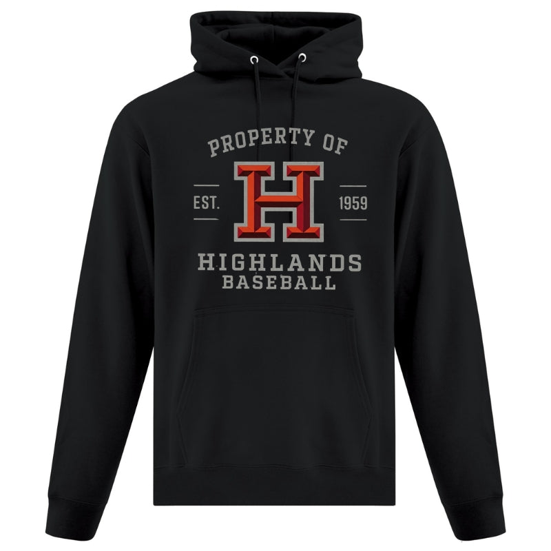 HLL Team Apparel HLL ATC Everyday Fleece Hoodie POHB Logo Adult Black v2