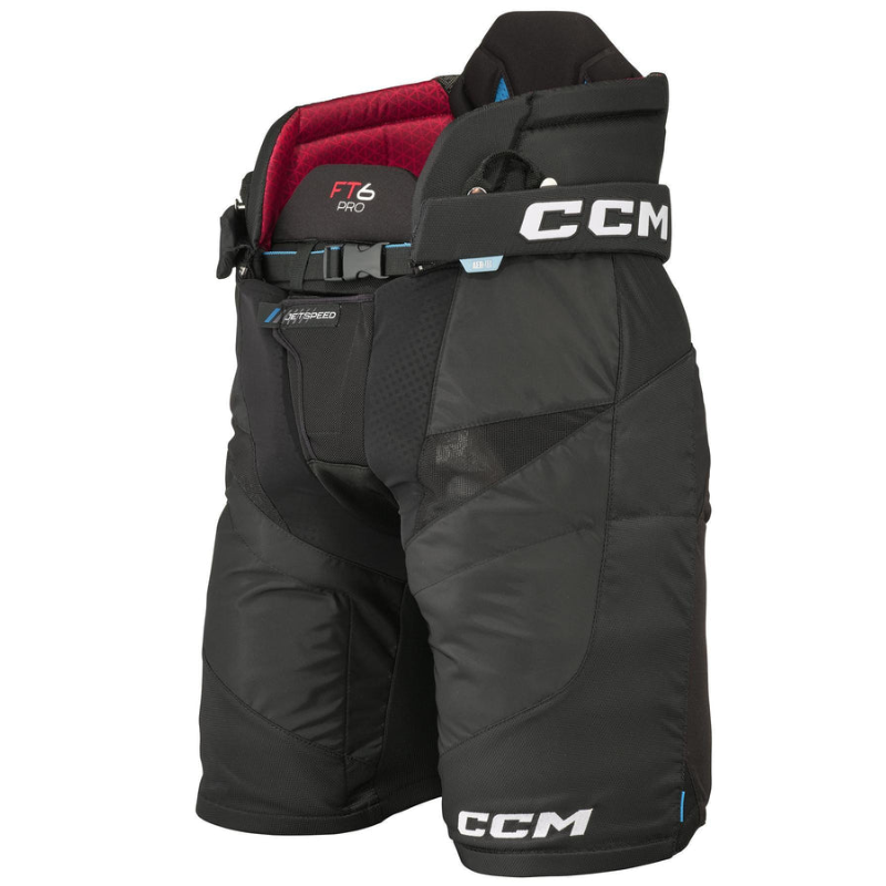 CCM Jetspeed FT6 Pro Hockey Pants Senior 2023 black front side