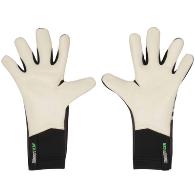 Umbro Neo League Goalkeeper Gloves Junior Black/White/Aqua front/palm of both gloves