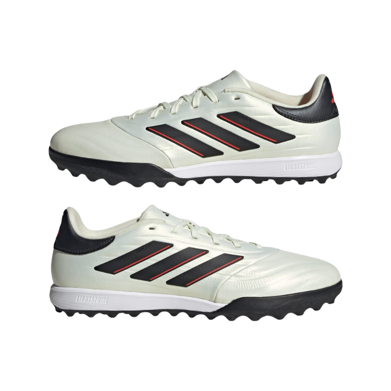 Adidas Copa Pure.2 League TF Soccer Turf Boots- Ivory/Black/Red- Senior