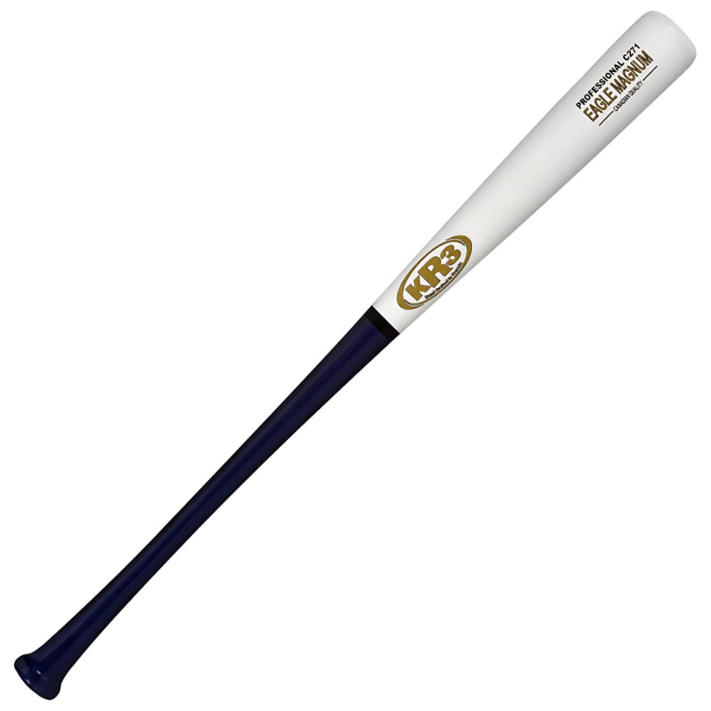 KR3 Baseball Bats KR3 Eagle Magnum C271 Wood Baseball Bat EMC271 White Blue