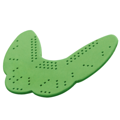 CCM 1.6 Aero NextGen Mouth Guard Junior seen at an angle Green