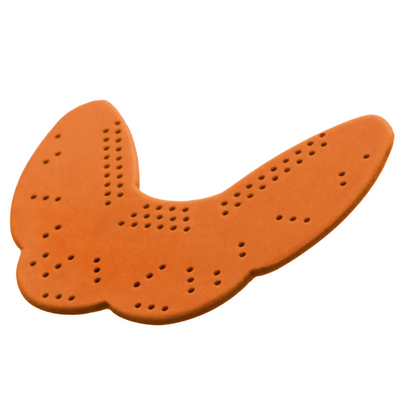 CCM 1.6 Aero NextGen Mouth Guard Junior seen at an angle Orange