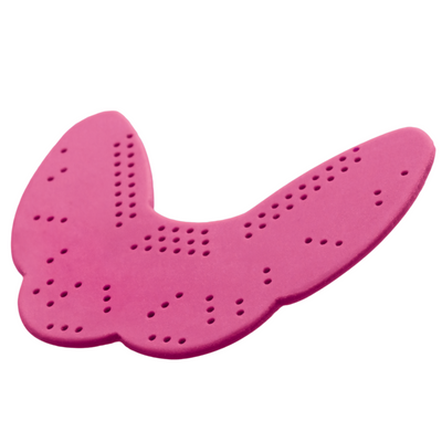 CCM 1.6 Aero NextGen Mouth Guard Junior seen at an angle Pink