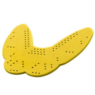 CCM 1.6 Aero NextGen Mouth Guard Junior seen at an angle Yellow