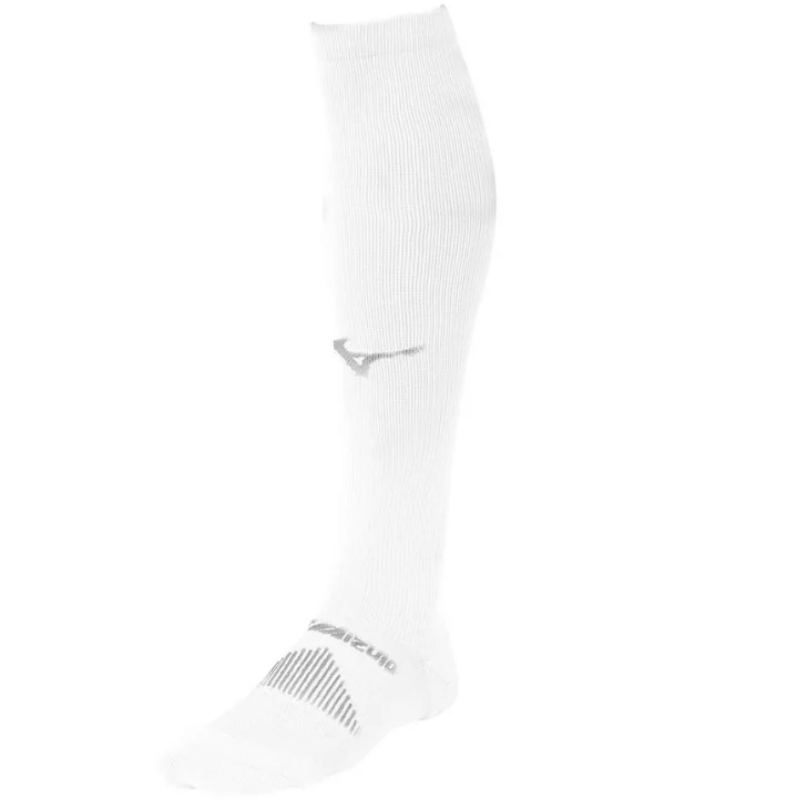 Mizuno Baseball Socks Mizuno Performance OTC Adult white side front facing left