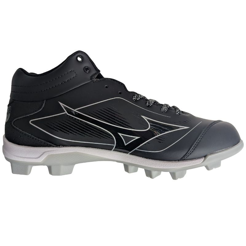 Mizuno Baseball and Softball Cleats Mizuno Cushionrevo Diamond Mid TPU (2026) Black/White 320706