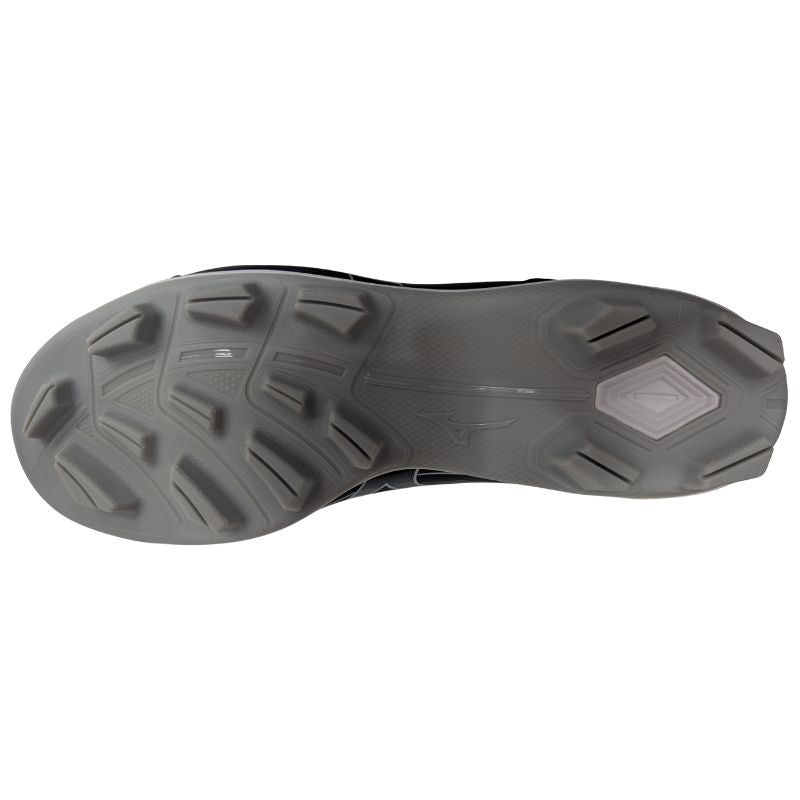 Mizuno Baseball and Softball Cleats Mizuno Cushionrevo Diamond Mid TPU (2026) Black/White sizes 6 to 10.5 320706