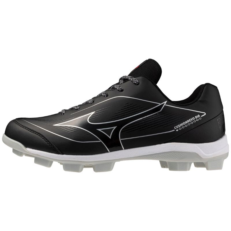 Mizuno Baseball and Softball Cleats Mizuno Cushionrevo Diamond TPU Baseball Cleats Men's Adult Black/White 320707 2026