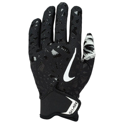 Nike American Football Nike Shark 2.0 Football Gloves Youth Black White