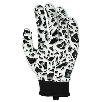Nike American Football Nike Shark 2.0 Football Gloves Youth White Black Palm