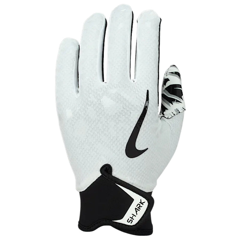 Nike American Football Nike Shark 2.0 Football Gloves Youth White Black