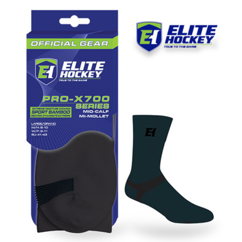 Elite Hockey Pro-X700 Mid-Calf Socks - Adult