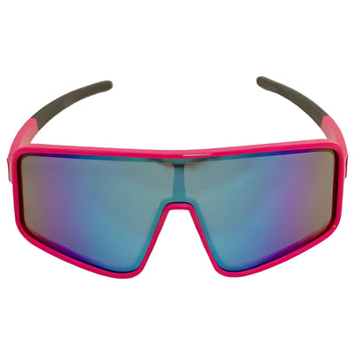 Rawlings Baseball Accessories Rawlings Pink Clear Mirror Shield Sunglasses Adult