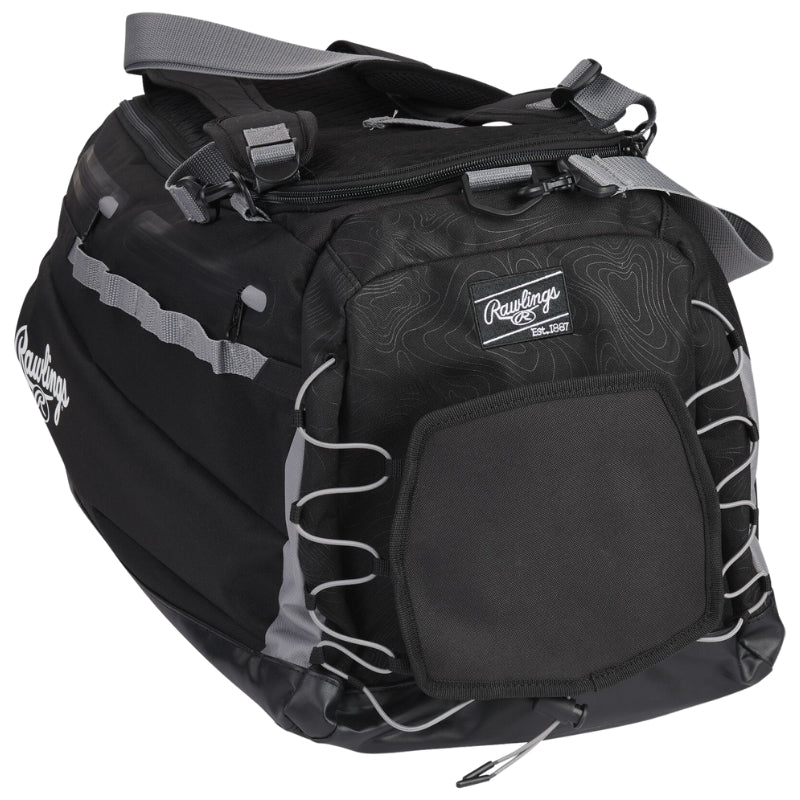 Rawlings Baseball Bags Rawlings Mach Hybrid Duffle Bag Black