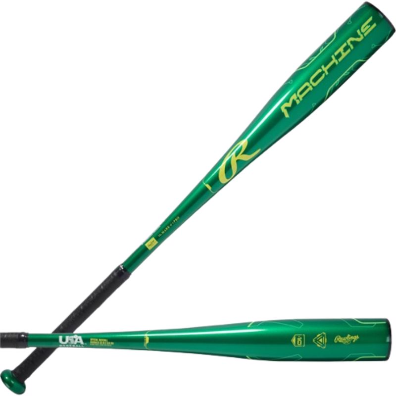 Rawlings Baseball Bats Rawlings Machine 2 5/8-inch Barrel (-10) USA (2026) Youth 26-30" 16-20oz Green RUS6M10