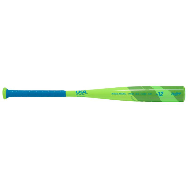 Rawlings Baseball Bats Rawlings Raptor 2 1/4-inch (-12) T-Ball (2026) Youth Neon Green/Blue RTB6R12